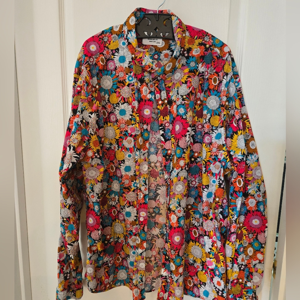 TuneVuse Mens Button Up